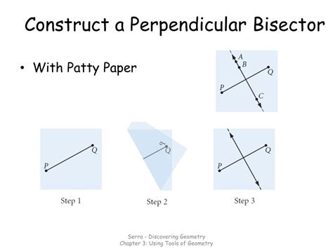 Ppt 32 Constructing Perpendicular Bisectors Powerpoint Presentation Id2336856