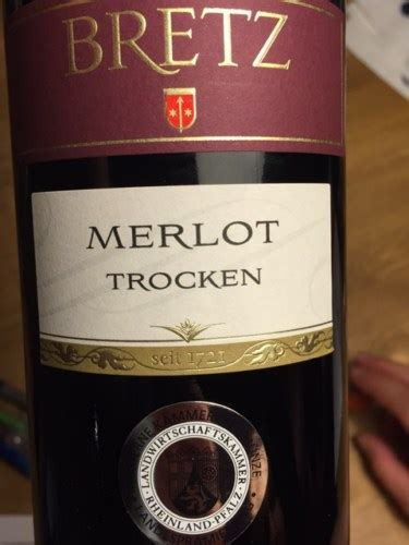 Ernst Bretz Merlot Trocken Vivino US