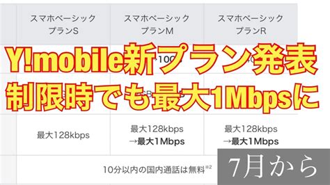 Ymobile新プランで制限時でも速度は1mbpsへ、65のアウトレットセールはp30lite5400円 Youtube