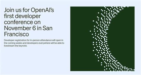 Openai、初の開発者会議「openai Devday」を11月に開催─新ツール発表も 知財図鑑