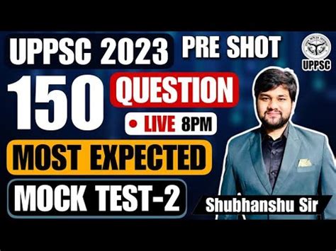 Uppsc Prelims Mock Test Uppcs Best Test Series Most Expected