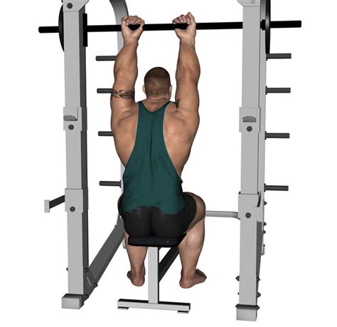 Shoulder Press Smith Machine Seated Reverse