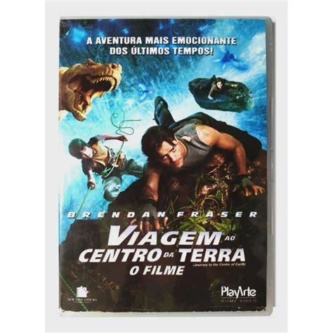 Dvd Viagem Ao Centro Da Terra O Filme Brendan Fraser em Promoção