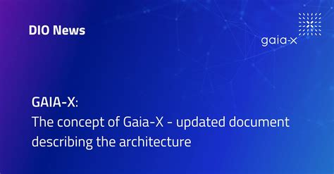 Dio Dio News Gaia X Gaia X Architecture Document June