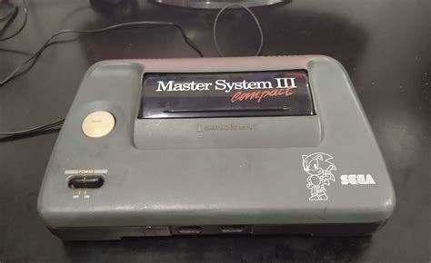 Master System 3 Compact Somente Console Funcionando Perfeitamente Sonic