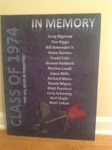 162 Best Reunion Memorials Images On Pinterest Class Reunion Ideas