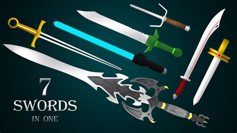 3d Blender Sword Model Turbosquid 1642489