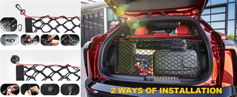 Amazon Bumbee Trunk Cargo Net Car Rear Stroage Organizer Mesh Net