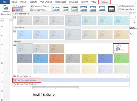 Cara Mudah Membuat Dan Memasukkan Tanda Tangan Di Word
