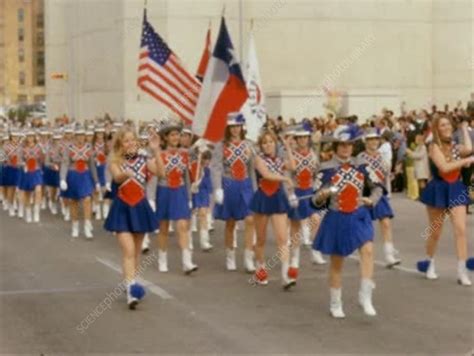 Apollo 8 Celebration Parade Houston Texas Stock Video Clip K006