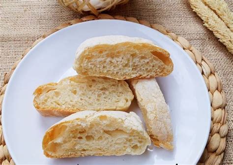 Resep Roti Ciabatta Tanpa Ulen Italian Bread Oleh Dapur Akhwat Cookpad