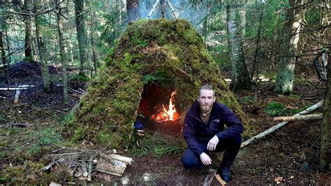 The Ultimate Long Term Bushcraft Shelter Youtube