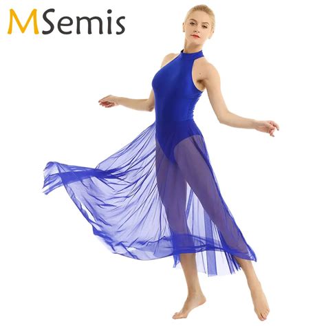 Women Adult Ballet Dance Dress Contemporary Modern Leotard Ballet