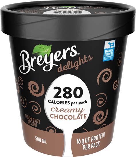 Download Breyers Delights Creamy Chocolate 500 Ml Front Of Pack