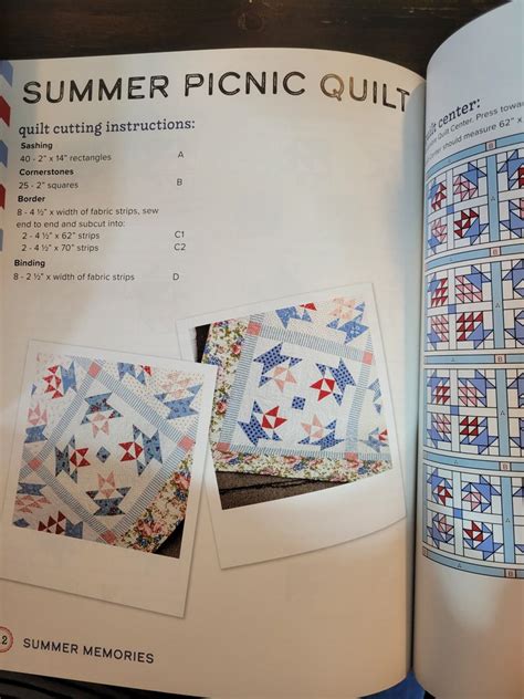 Summer Memories Quilting Cross Stitch Book By Susan Ache Etsy