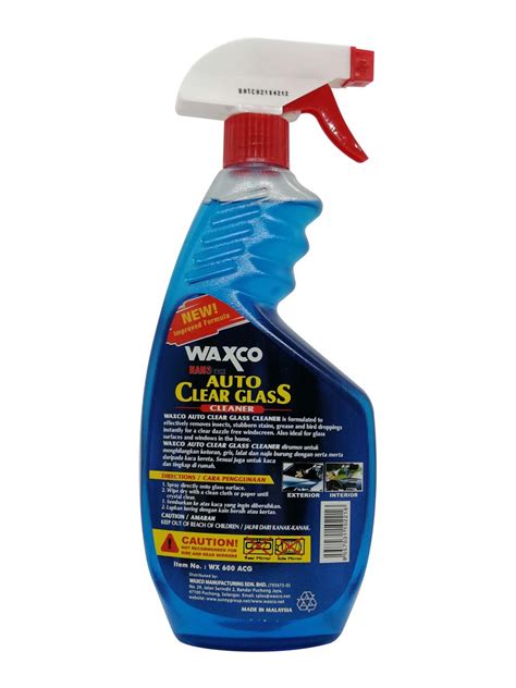 Auto Clear Glass Cleaner 600 Ml WAXCO Auto Care