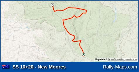 Ss 1020 New Moores Stage Map Begonia Rally 1979 🌍 Rally