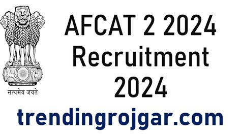 AFCAT 2 2024 Notification Syllabus Eligibility