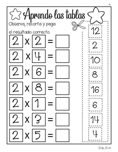 Ejercicios De Tablas De Multiplicar Artofit