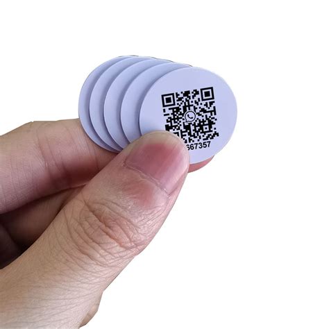 Mm Custom Printed Rfid Coin Card Mhz Qr Code Ntag Nfc Tag