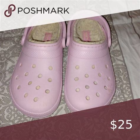 Light pink fur lined crocs in 2024 | Lined crocs, Pink fur, Light pink