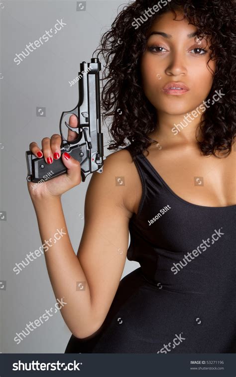 Sexy Gun Woman Stock Photo 53271196 Shutterstock