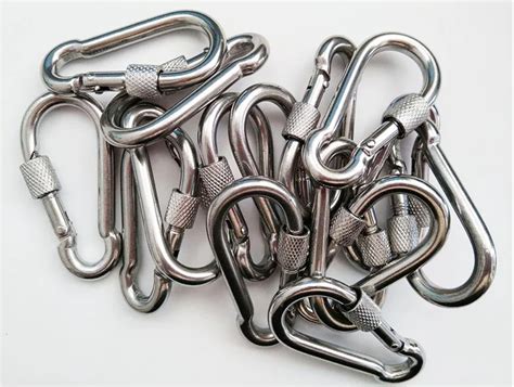 Ss304 M5 Stainless Steel Climbing Carabiner Made In China Manufacture ...