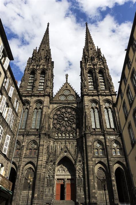 Clermont-Ferrand Cathedral In France Stock Photo - Image: 58950344