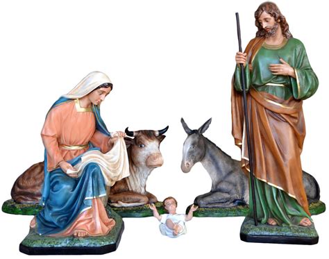 Presepe In Vetroresina Cm 160 Sollazzo Maranatha Arredi Liturgici