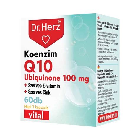 Dr Herz Koenzim Q10 100 Mg Kapszula Pingvin Patika