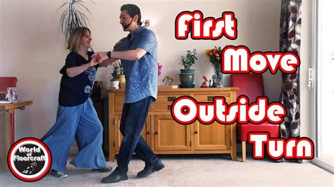 Intermediate Modern Jive First Move Outside Turn Youtube