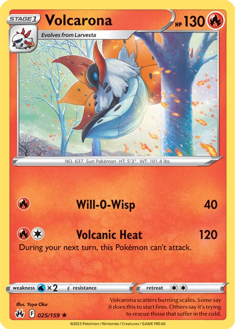 Volcarona Crown Zenith 25 Bulbapedia The Community Driven Pokémon