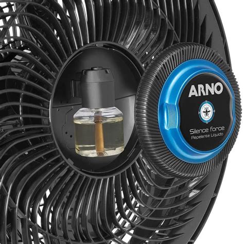 VF55 Ventilador Arno Silence Force Repelente Líquido 127v