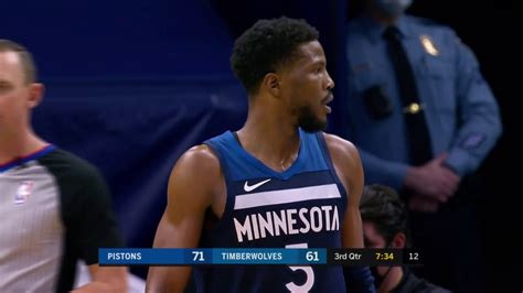 Malik Beasley Offense And Defense Show Minnesota Timberwolves Detroit