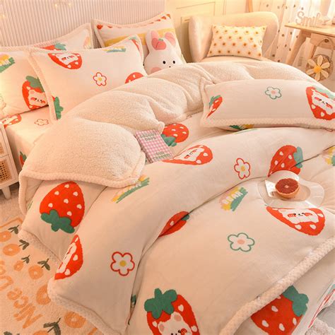 Sweet Strawberry Bedding Set Pn4475 Pennycrafts