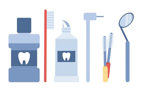 Dental care products and dental tools icon. Oral care and hygiene ...