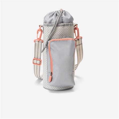 Insulated Bottle Crossbody Bag Whisper Grey Colorblock Thirty One