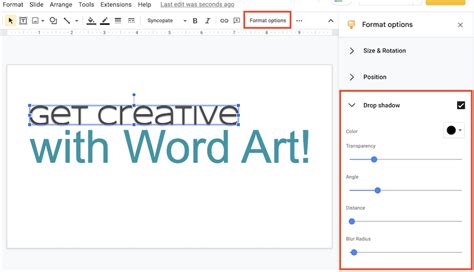 How To Use Format Word Art In Google Slides Envato Tuts