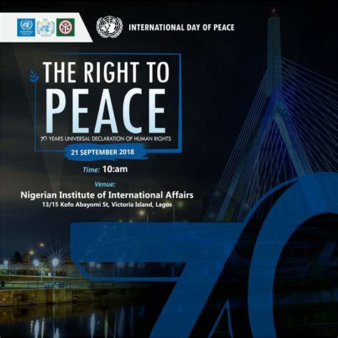 Register Un International Day Of Peace 2018 The Right To Peace Una