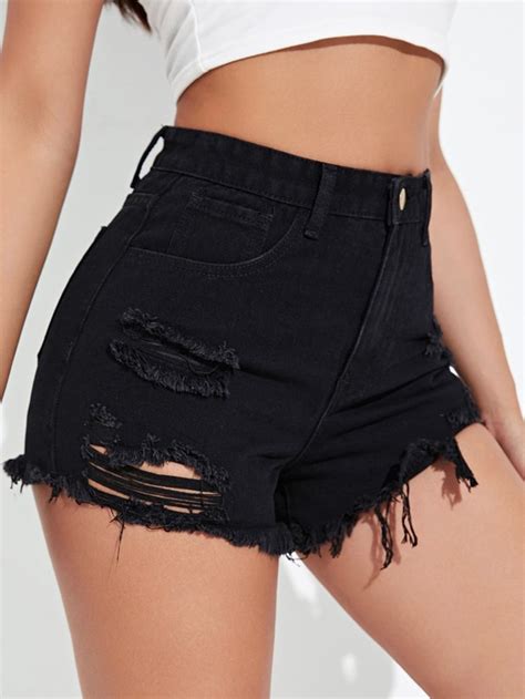 Shop Womens Denim Shorts Trendy Fashion Shorts Shein Usa