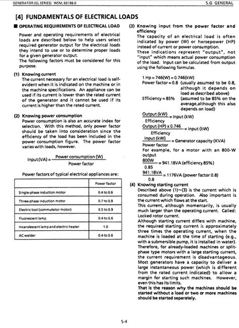 Kubota Gl Series Generator Workshop Service Manual