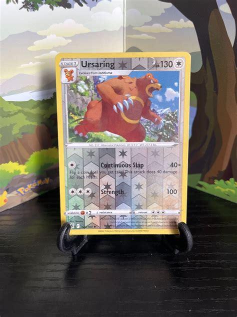 Ursaring 123 189 Astral Radiance Uncommon Reverse Holo Pokemon