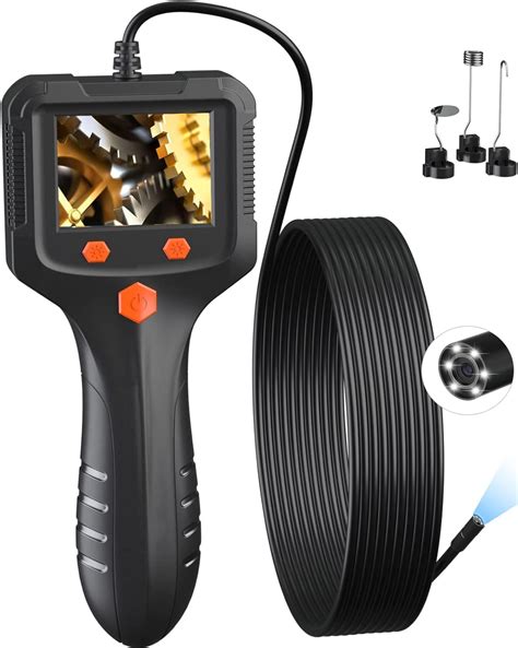 Daxiongmao Borescope Endoscope Inspection Camera With Lights Handheld