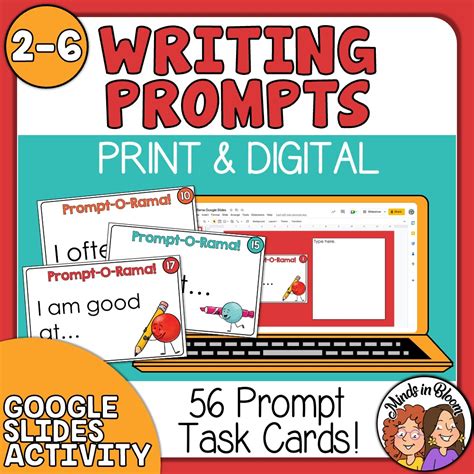 Writing Prompt Cards 54 Fun And Easy Prompts Plus 10 Challenge Cards