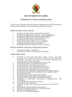 THE UNIVERSITY OF ZAMBIA / the-university-of-zambia.pdf / PDF4PRO