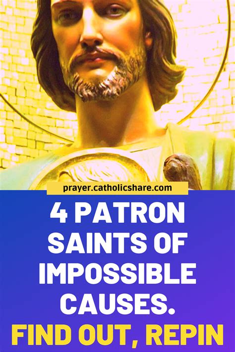 These Are 4 Patron Saints Of Impossible Causes Artofit