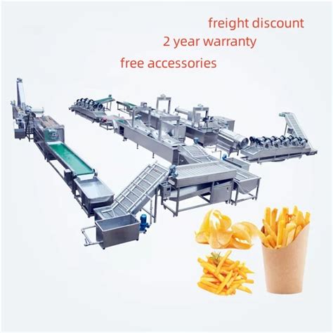 Automatic Industrial Potato Chips Production Line Potato Chip Machine