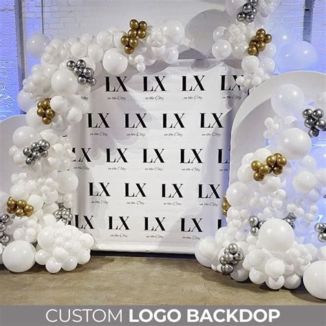 Custom Logo Backdrop Banner Red Carpet Step And Repeat Business Event