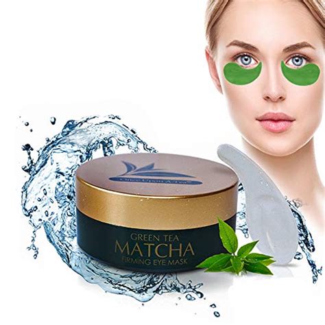 Green Tea Matcha Firming Eye Mask, 30 Pairs Collagen Patches For Fine Lines, Wrinkles, Under Eye ...