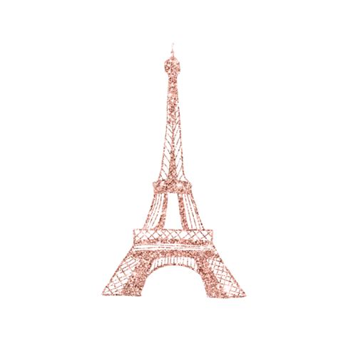 Eiffel Tower Pink Rose Gold Glitter Sweet 16 Invitation Zazzle